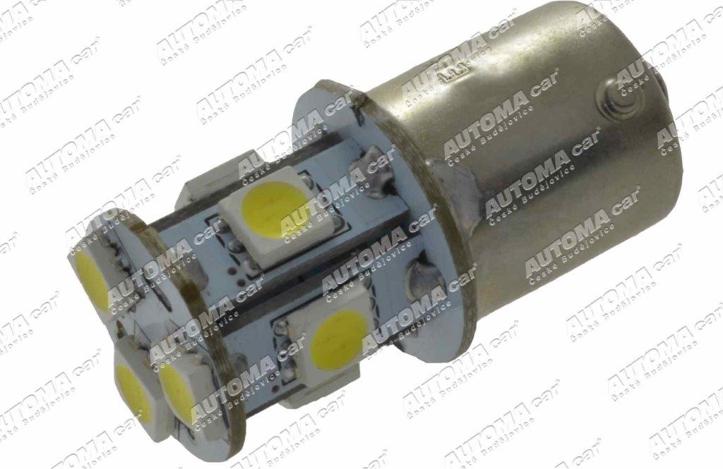 Žárovka LED 24V/5W čirá 8LED/SMD BA15s