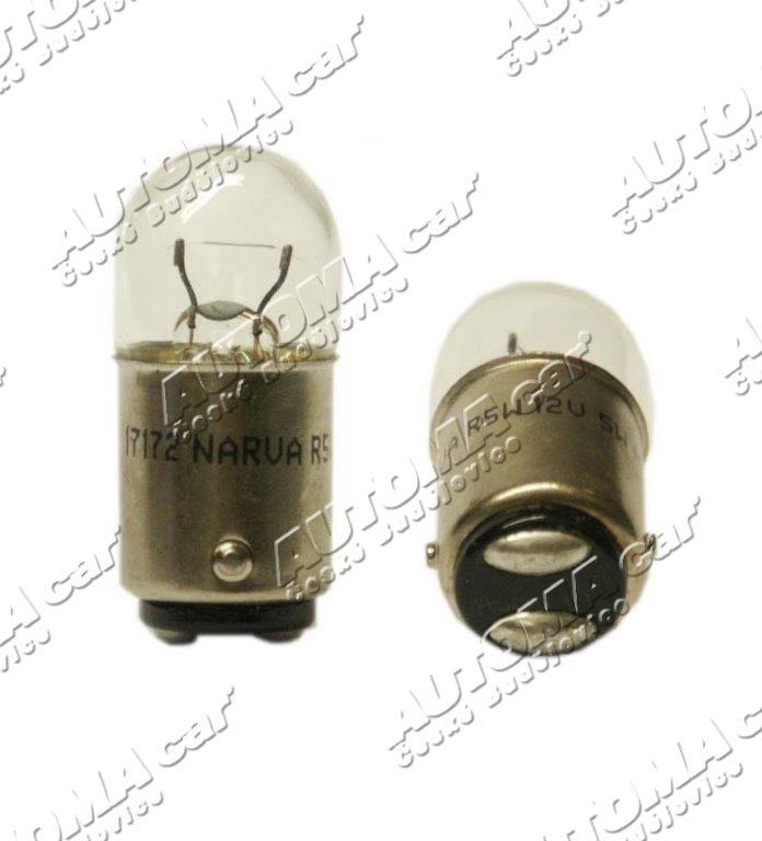 Žárovka 24V/5W BA15d dva kontakty