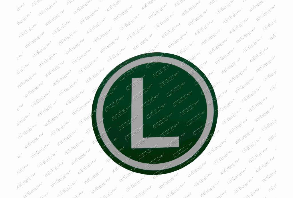 Samolepka L Ø 15cm snížená hlučnost