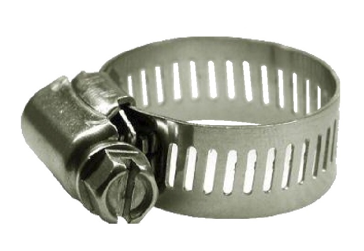 Spona hadicová perforovaná nerezová W4 21-38mm