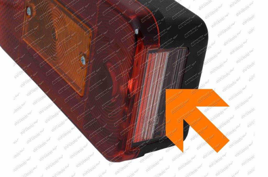 Sklo svítilny LT90 pro osvětlení SPZ