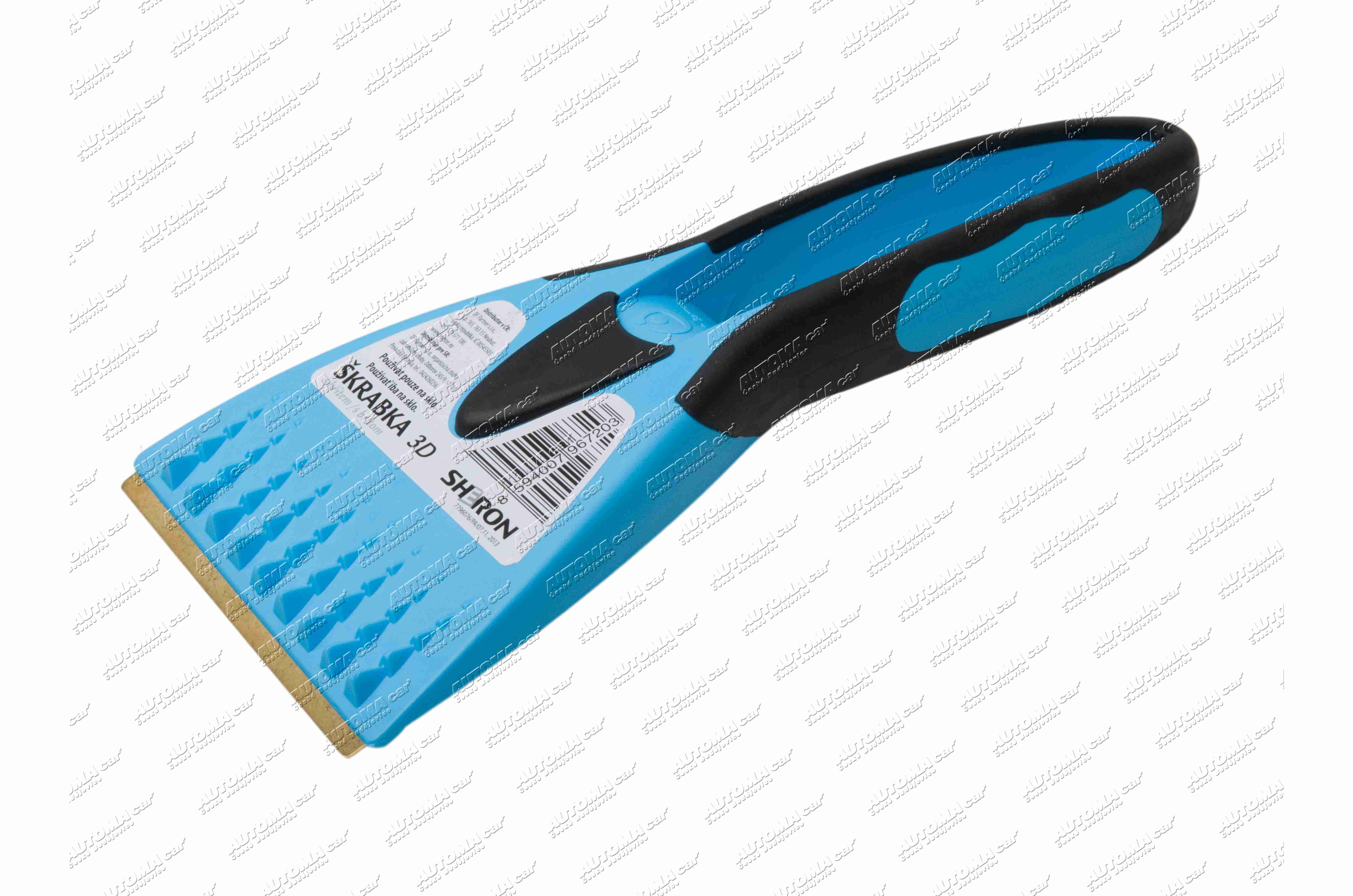 Škrabka na okno 3D s kovovým břitem