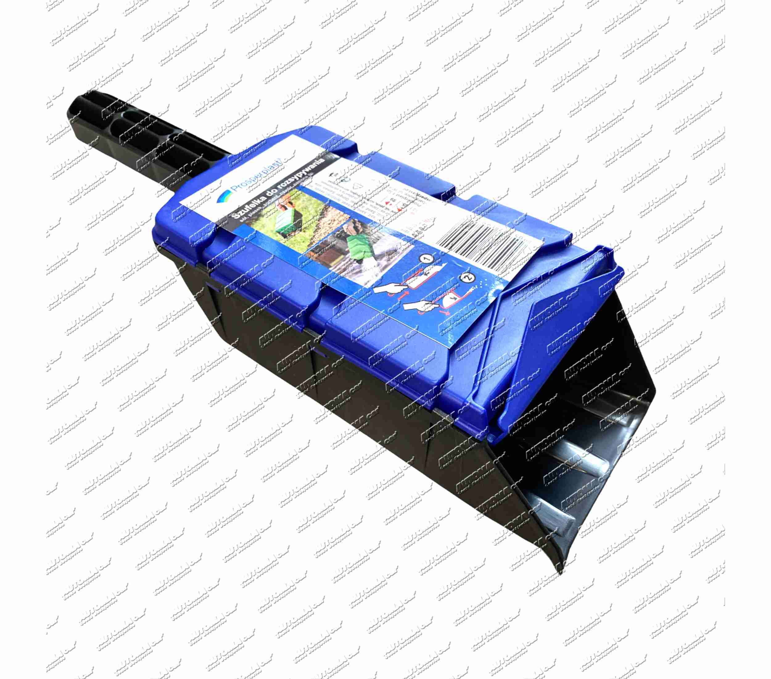 Lopatka na posypový materiál (sůl, jemný štěrk,..) s dávkováním  29x9,5x6,5 (délka x šířka x výška)