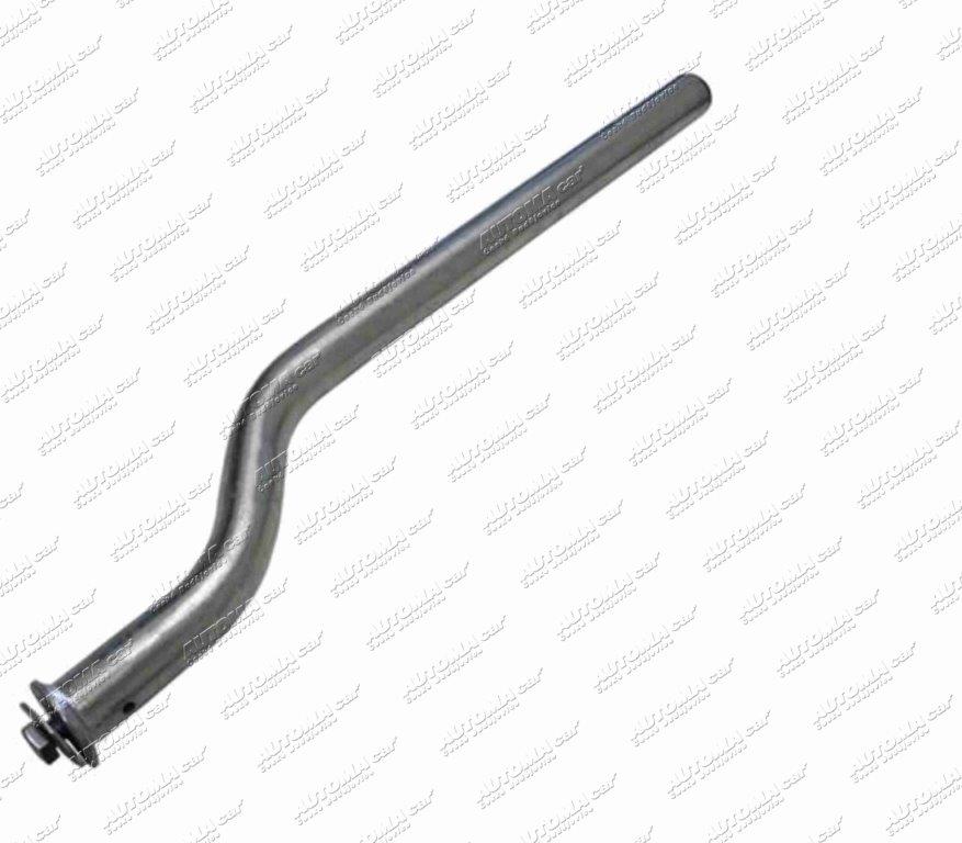 Držák blatníku zahnutý Ø42mm 750mm, příruba Ø 60mm pro šroub M16 pozinkovaný