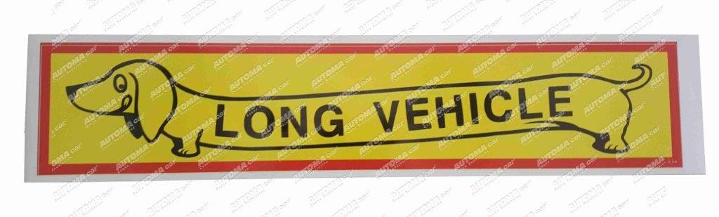 Samolepka LONG VEHICLE pes - velký (59,5x11,5cm)