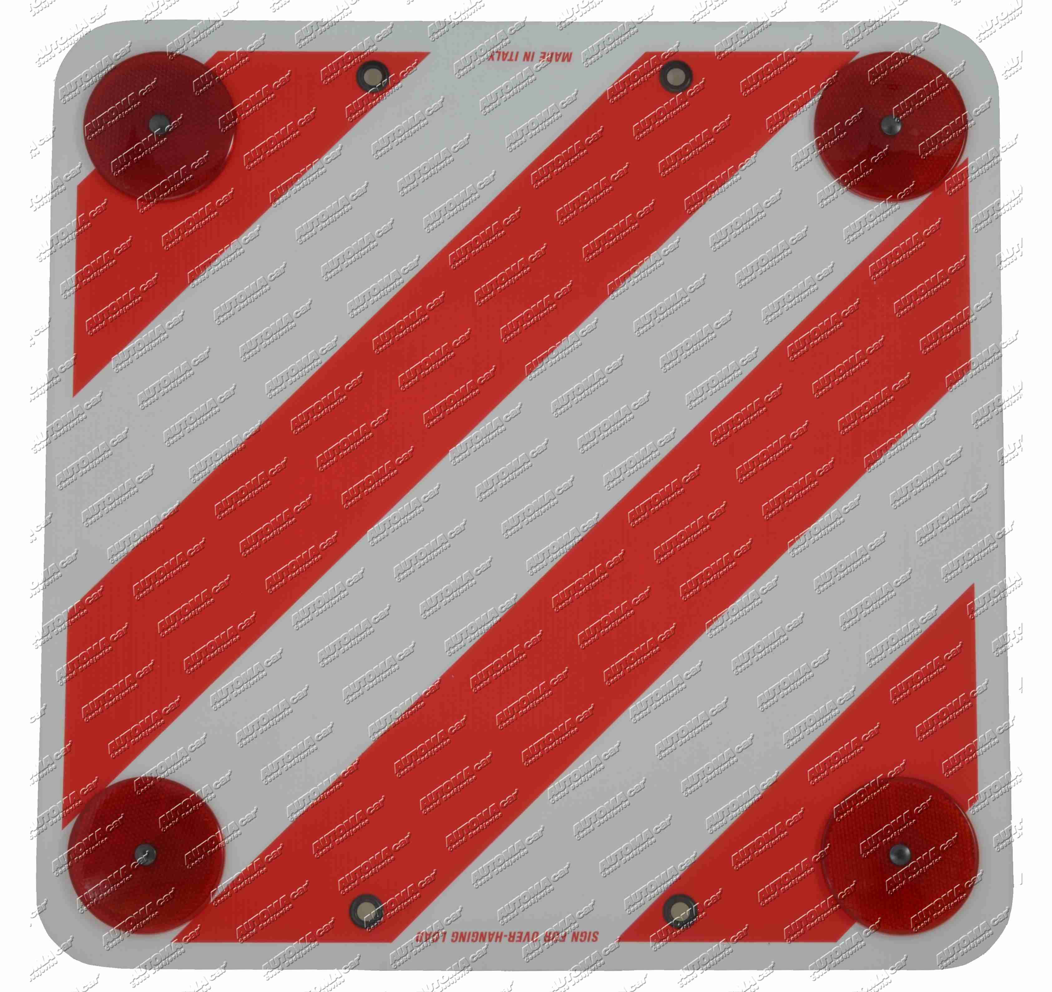 Tabule nadměrný náklad s odrazkami ( plast ) 500x500 ( Evropa mimo Itálie a Španělska )