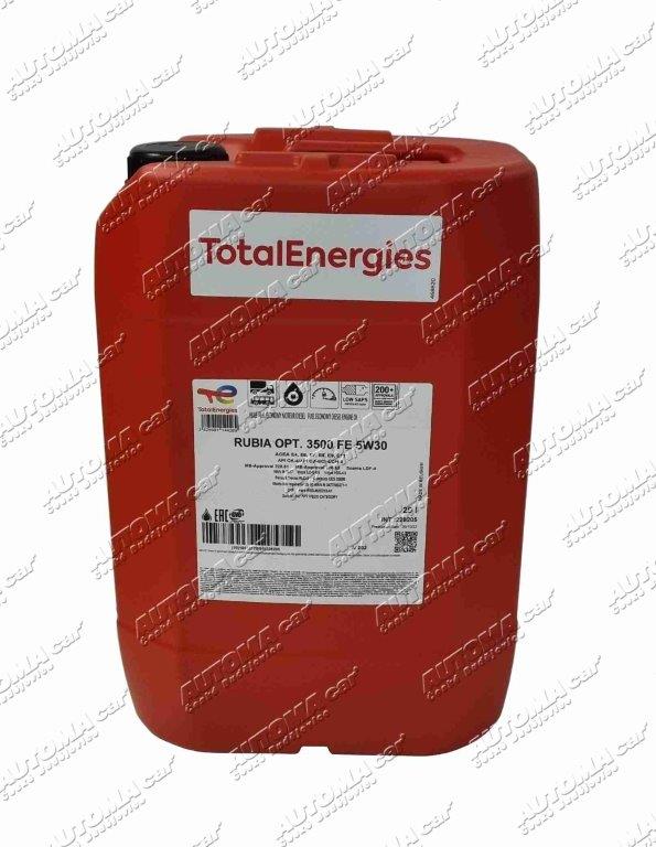Olej TOTAL RUBIA OPTIMA 3500 Fe 5W30 ( náhrada za RUBIA TIR 9900 ) 20L