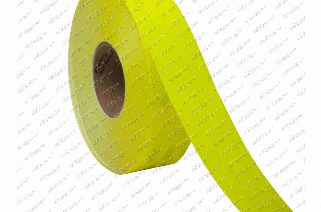 Fólie reflexní 3M fluorescentně žluto zelená šíře 55mm pro vozidla IZS