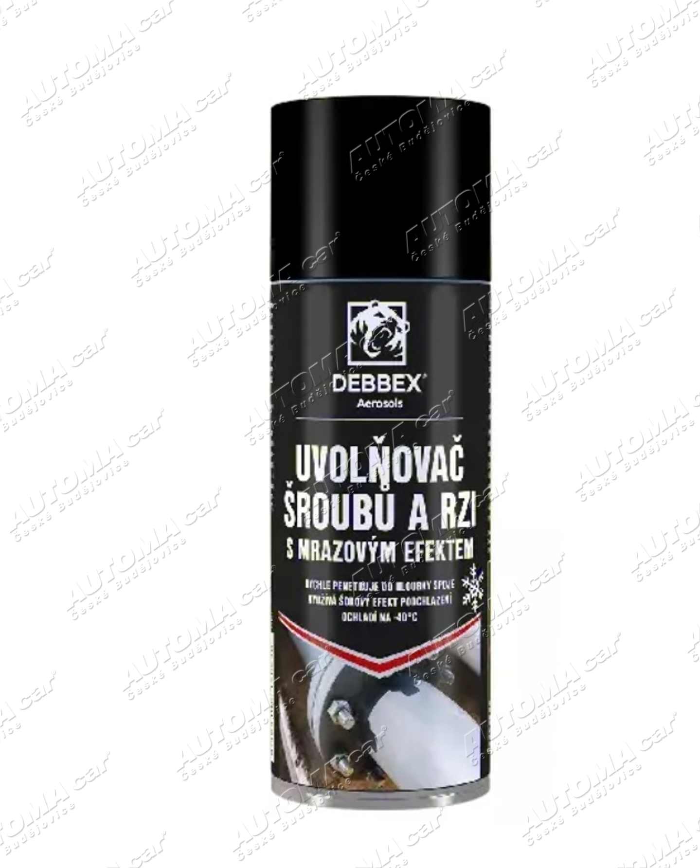 Uvolňovač šroubů a rzi se zmrazovacím efektem –40°C 400ml Debex