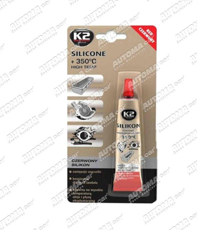 Těsnění motoru K2 SILICONE RED 21g červené ( až +350°C )