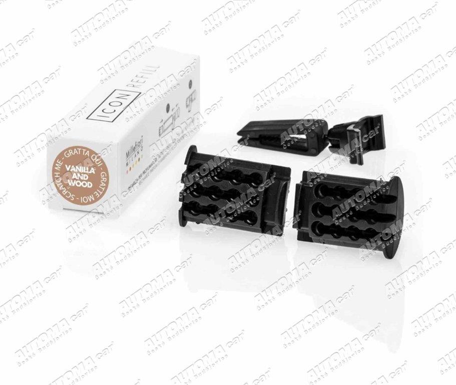 Osvěžovač - náhradní náplň Millefiori Milano ICON - Vanilla & Wood