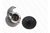 Zásuvka 7-pól 12V hliníková