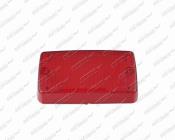 Sklo svítilny mlhové červené WESEM