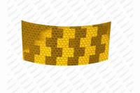 Odrazka oranžová 100x50 samolepící páska