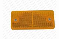 Odrazka oranžová 90x40 samolepící