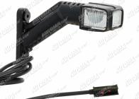 Svítilna Superpoint IV LED 12/24V čirá skla pravá s kabelem 2m