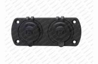 Zásuvka zapalovače do panelu dvojitá