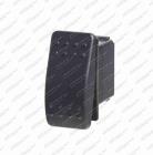 Spínač překlápěcí Rocker 12/24V 20/10A nepodsvícený ( mont. otvor 37x21mm )