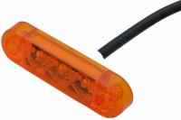 Svítilna oranž. LED 24V/0,8W PRO-SLIM s kabelem