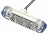 Svítilna bílá LED 24V/0,9W PRO-SLIM s kabelem