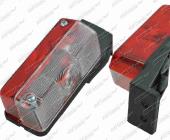 Svítilna obrysová červeno/bílá 42x120