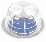 Sklo svítilny bílé