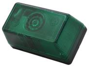 Svítilna zelená ABS