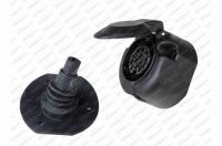 Zásuvka 13-pol s vypínáním mlhového světla 12V+ podložka JAEGER