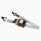 Pás upínací 50/3m samonavíjecí, zakončení hák 1,5t