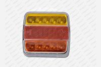 Svítilna koncová LED 12V s SPZ 105x98mm