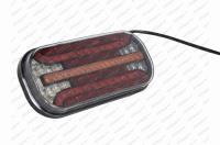 Svítilna koncová LED s dynamickou směrovkou pravá s couvačkou 12-36V FRISTOM s kabelem