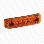 Svítilna poziční LED 24V oranžová 65x16mm