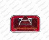 Svítilna koncová LED 12/24V levá s mlhovkou, couvačkou bez SPZ