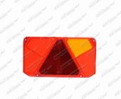 Sklo svítilny koncové pravé WAŠ s mlhovkou