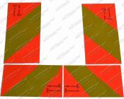 Tabule reflexní S-4 auto 285x132mm