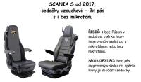 Potah sedačky Scania od 2013 i 2017 