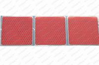 Fólie reflexní červená perforovaná šíře 50mm