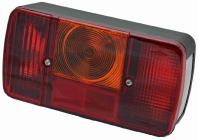 Svítilna koncová 4.komorová L+SPZ/mlhovka